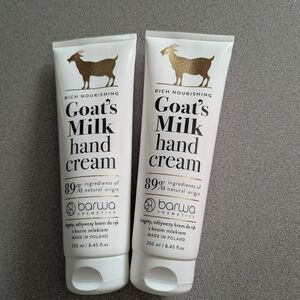 2 set sewa Cosmetics Goat's Milk & Honey Rich Smoothing Hand Cream 8.45 fl oz